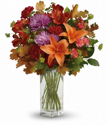 Teleflora's Fall Brights Bouquet from Scott's House of Flowers in Lawton, OK